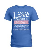 LOVE IS BEING 3 in 1 Ladies T-Shirt tile