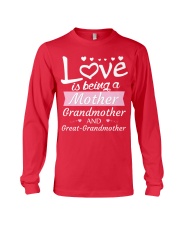LOVE IS BEING 3 in 1 Long Sleeve Tee front