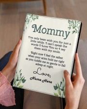 Mommy First Mother's Day Medium - Leather Notebook aos-medium-leather-notebook-lifestyle-front-07