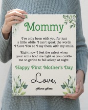 Mommy First Mother's Day 11x14 Gallery Wrapped Canvas Prints aos-canvas-pgw-11x14-lifestyle-front-40