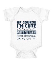 Great-Grandkids Special 2 to 20 Years Age Baby Onesie front