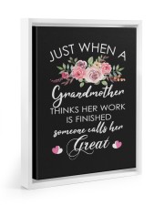 Great-Grandmother Special Canvas Floating Framed Canvas Prints White tile