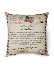To My Handsome Grandson Indoor Pillow - 16” x 16” front