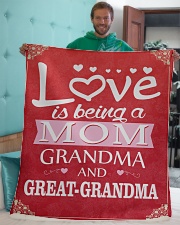 Great-Grandma Special Sherpa Fleece Blanket - 50" x 60" aos-sherpa-fleece-blanket-50x60-lifestyle-front-05