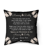 Mommy and Daddy 1st Christmas Indoor Pillow tile