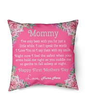 Mommy First Mother's Day Indoor Pillow - 16” x 16” front