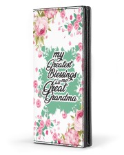 Greatest Blessings Call Me Great-Grandma Womens Leather Wallet tile