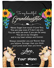 My Beautiful Granddaughter Fleece Blanket tile