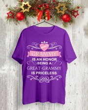 Being a Great-Grammy Classic T-Shirt lifestyle-holiday-crewneck-front-2