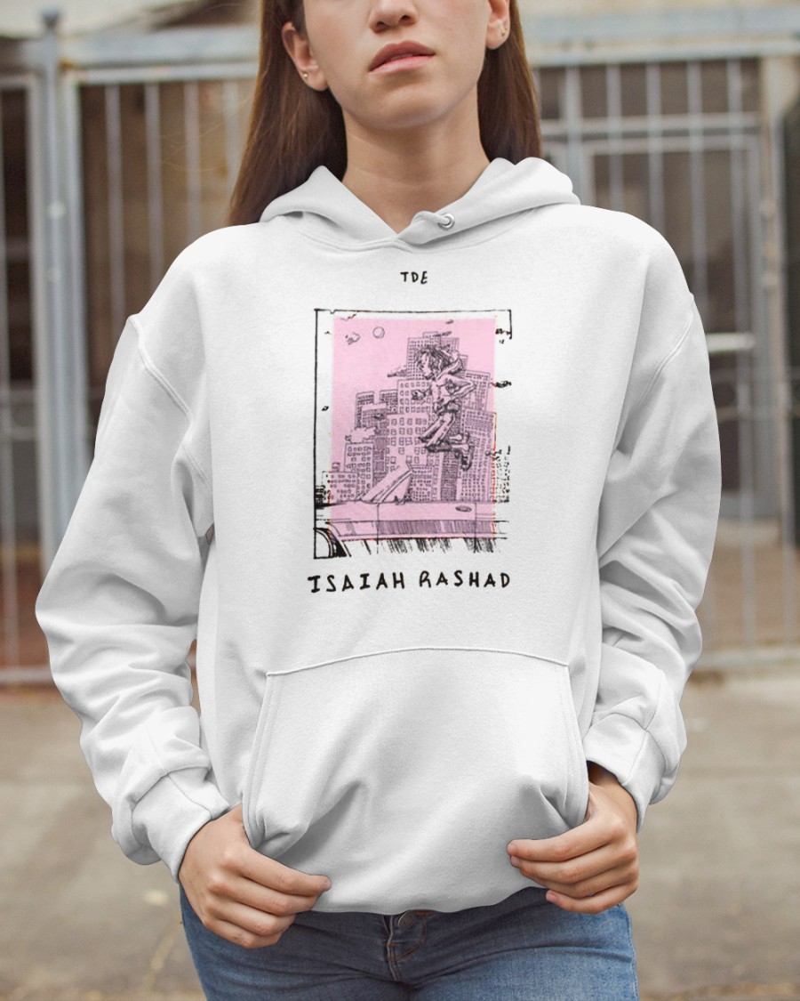 isaiah rashad hoodie pink