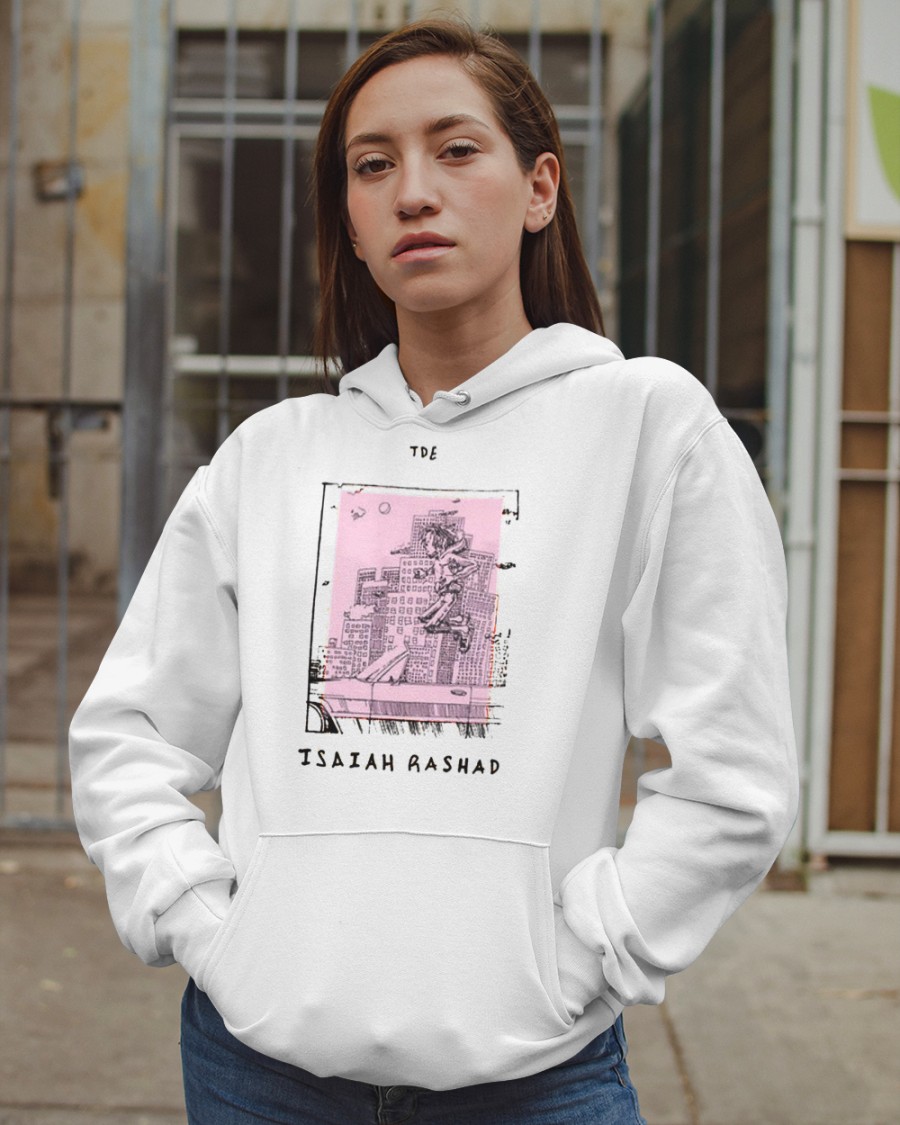 isaiah rashad hoodie pink