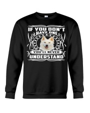 White German Shepherd If you don't Crewneck Sweatshirt thumbnail