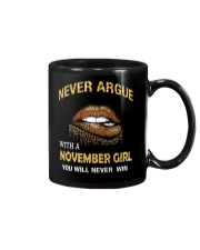 Never Argue with a November Girl LIMITED EDITION Mug thumbnail