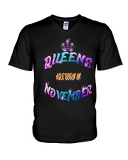 Queens Are Born in November LIMITED EDITION V-Neck T-Shirt thumbnail
