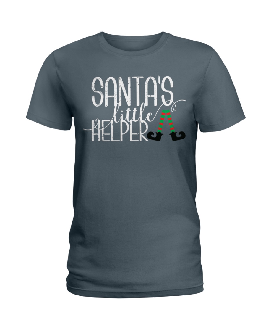 Santa's Little Helper Ladies T-Shirt