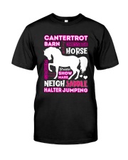 I Just Really Like Horse Classic T-Shirt front