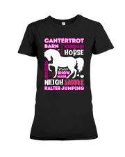 I Just Really Like Horse Premium Fit Ladies Tee thumbnail