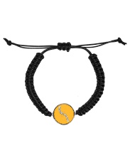 Broken shackles Cord Circle Bracelet front