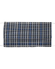 Blue White Black Pattern Cloth face mask thumbnail