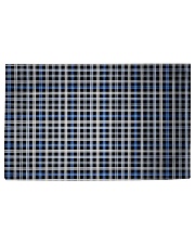 Blue White Black Pattern Woven Rug - 6' x 4' thumbnail