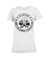 GRE GO OUTSIDE Premium Fit Ladies Tee thumbnail