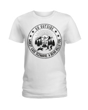 GRE GO OUTSIDE Ladies T-Shirt thumbnail