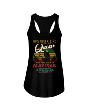 Queen Was Born In May 1968 T-shirt Birthday Gift Ladies Flowy Tank tile