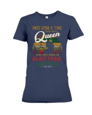 Queen Was Born In May 1968 T-shirt Birthday Gift Premium Fit Ladies Tee tile