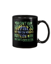 Marriage Happiness - Brazil - Wife - Flag - Dark Mug front