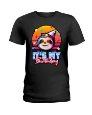 It's my birthday Ladies T-Shirt thumbnail
