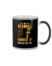 A King - March 21 Color Changing Mug tile