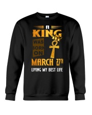 A King - March 27 Crewneck Sweatshirt tile