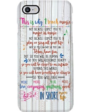 Reason For Teaching Music Poster Phone Case thumbnail