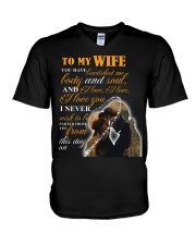 Pride Prejudice blanket V-Neck T-Shirt thumbnail