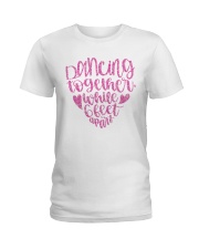 Dancing together while 6 feet apar Ladies T-Shirt thumbnail