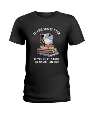 Id like you better if you were a book Ladies T-Shirt thumbnail