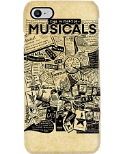 The history of musicals poster Phone Case thumbnail