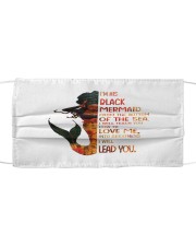 Im his black mermaid from the bottom of the sea Cloth face mask thumbnail