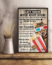 Movie night rules poster 11x17 Poster lifestyle-poster-3