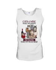 Cats wine make Unisex Tank thumbnail