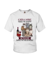 Cats wine make Youth T-Shirt thumbnail