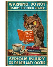 Do not disturb the book reader Serious injur 11x17 Poster front