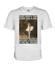 Once upon a time dancer poster V-Neck T-Shirt thumbnail
