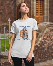 Yes Im the crazy cat lady Classic T-Shirt apparel-classic-tshirt-lifestyle-06