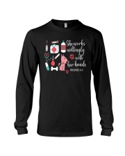 She works willingly with her hands Long Sleeve Tee thumbnail
