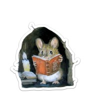 Mouse hole with book wall sticker Sticker tile