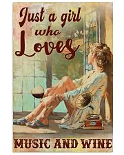 Loves Music And Wine Poster 11x17 Poster front
