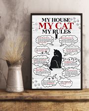 My house my cat my rules 11x17 Poster lifestyle-poster-3