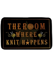 The room knit happens poster Bath Mat - 34” x 21” thumbnail