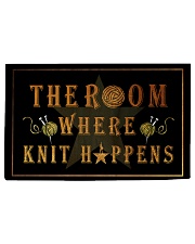 The room knit happens poster Woven Rug - 3' x 2' thumbnail